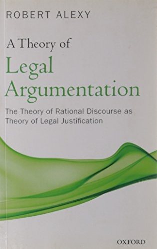 Couverture : A theory of legal argumentation