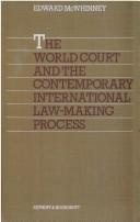 Couverture : The world court and the contemporary international law-making process.