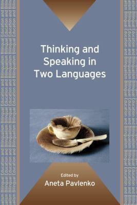Couverture : Thinking and speaking in two languages
