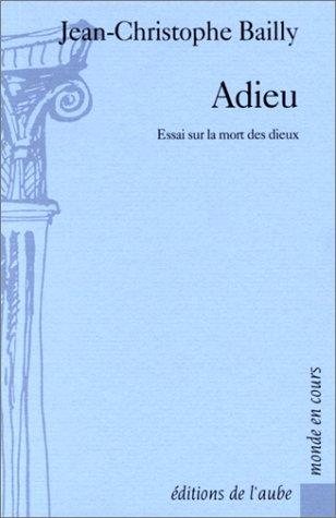 Couverture : Adieu