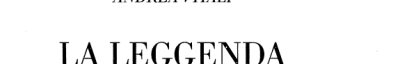 Couverture : La leggenda del morto contento