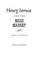 Couverture : Henry James and the mass market