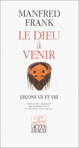 Couverture : Le Dieu à venir