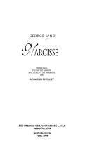 Couverture : Narcisse