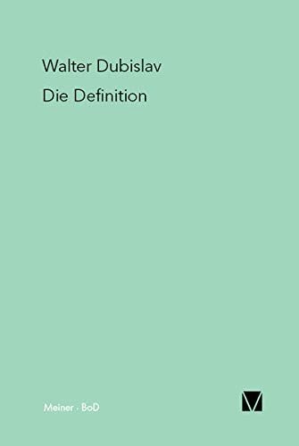 Couverture : Die Definition