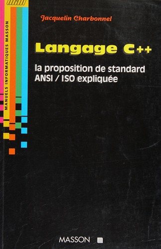 Couverture : Langage C++