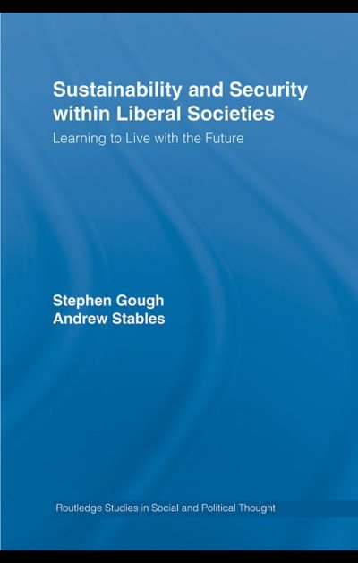 Couverture : Sustainability and Security within Liberal Societies