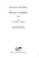 Couverture : Œuvres complètes