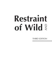 Couverture : Restraint and handling of wild and domestic animals