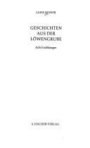 Couverture : Geschichten aus der Löwengrube