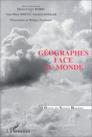 Couverture : Géographes face au monde