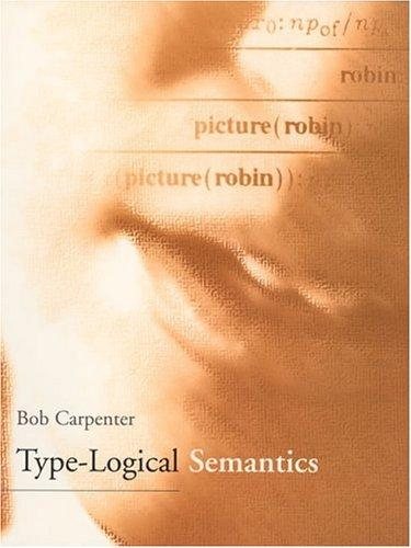 Couverture : Type-logical semantics