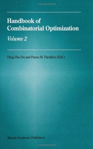 Couverture : Handbook of combinatorial optimization