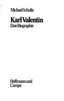 Couverture : Karl Valentin