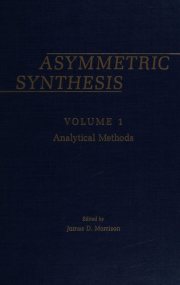 Couverture : Asymmetric synthesis.