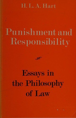 Couverture : Punishment and responsibility