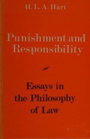 Couverture : Punishment and responsibility