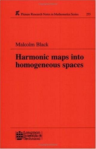 Couverture : Harmonic maps into homogeneous spaces