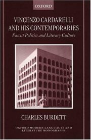 Couverture : Vincenzo Cardarelli and his contemporaries