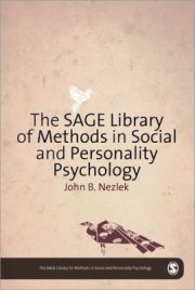 Couverture : The Sage Library In Social And Personality Psychology Methods