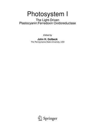 Couverture : Photosystem I