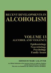 Couverture : Recent Developments in Alcoholism: Volume 12