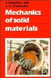 Couverture : Mechanics of solid materials
