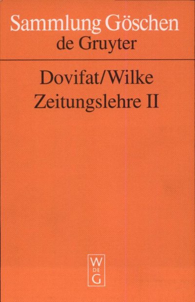 Couverture : Zeitungslehre