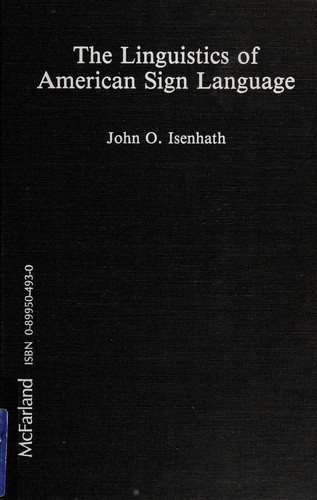 Couverture : The linguistics of American sign language