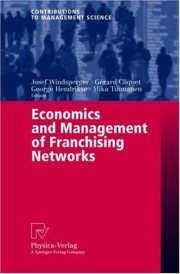 Couverture : Economics and management of franchising networks