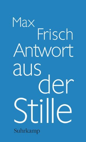 Couverture : Antwort aus der Stille. Eine Erzählung aus den Bergen