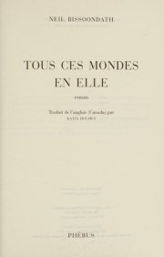 Couverture : Tous ces mondes en elle