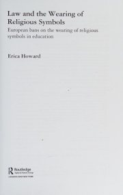 Couverture : Law and the Wearing of Religious Symbols
