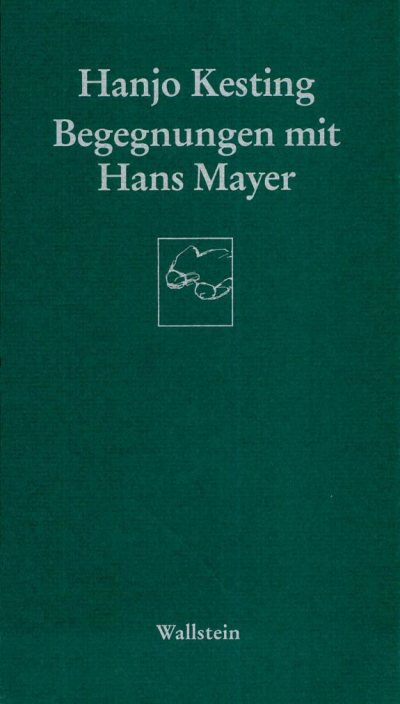 Couverture : Begegnungen mit Hans Mayer