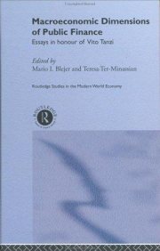 Couverture : Macroeconomics Dimensions of Public Finance