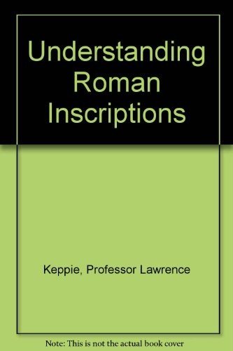 Couverture : Understanding Roman inscriptions