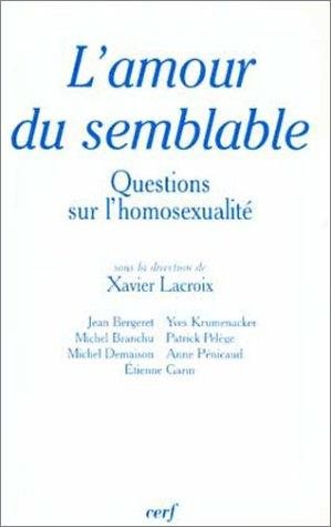 Couverture : L' amour du semblable