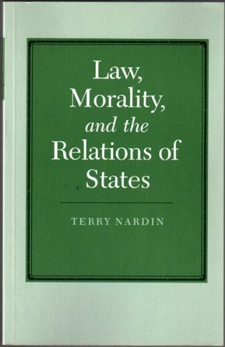 Couverture : Law, morality, and the relations of states