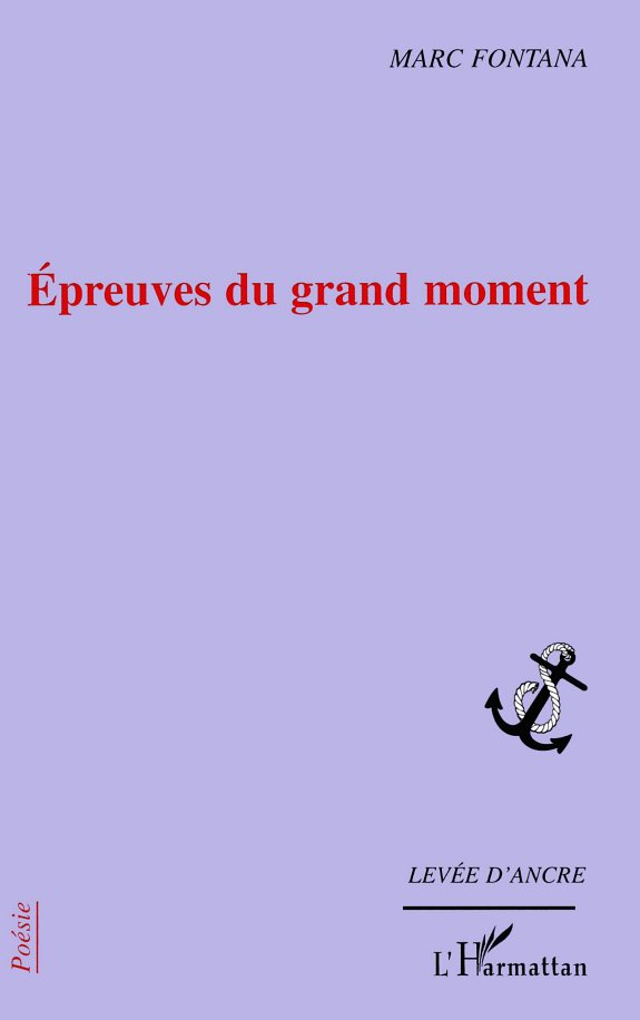 Couverture : EPREUVES DU GRAND MOMENT
