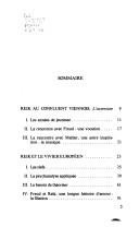 Couverture : Théodor Reik