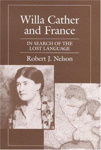Couverture : Willa Cather and France