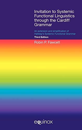 Couverture : Invitation to systemic functional linguistics through the Cardiff grammar