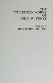 Couverture : The Collected Works of John W Tukey: Volume III