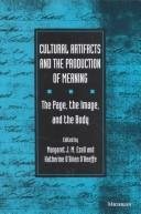 Couverture : Cultural artifacts and the production of meaning