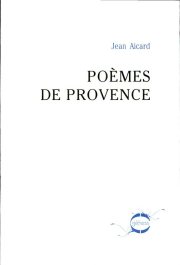 Couverture : Poèmes de Provence ; Les cigales ; suivis de Pierre Puget