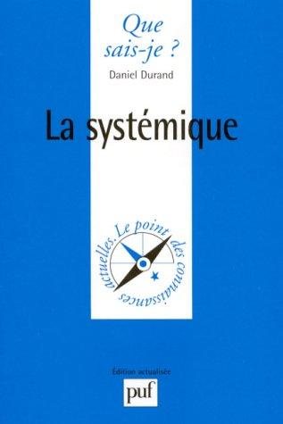 Couverture : La systémique