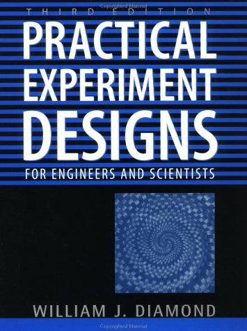 Couverture : Practical experiment designs for engineers and scientists