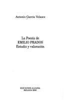 Couverture : La poesía de Emilio Prados