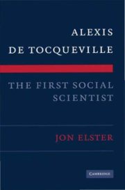 Couverture : Alexis de Tocqueville