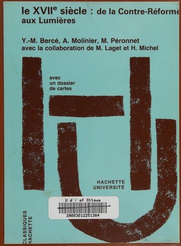 Couverture : Le XVIIe siècle